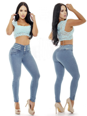 Butt Lifter Jeans Cheviotto...