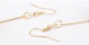 Hollow out goden ball earrings