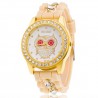Montre hibou couleur beige