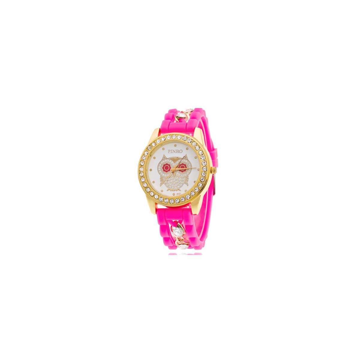 Watch owl beige color