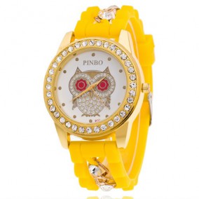 Watch owl yellow color
