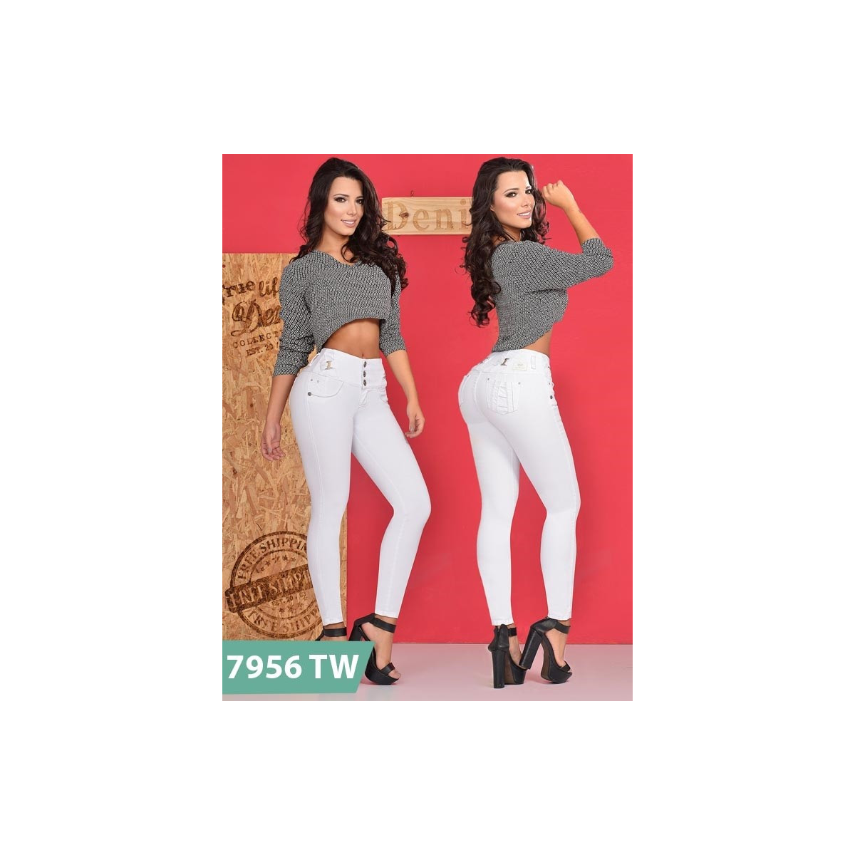 Butt Lifter Jeans Top Women 7956