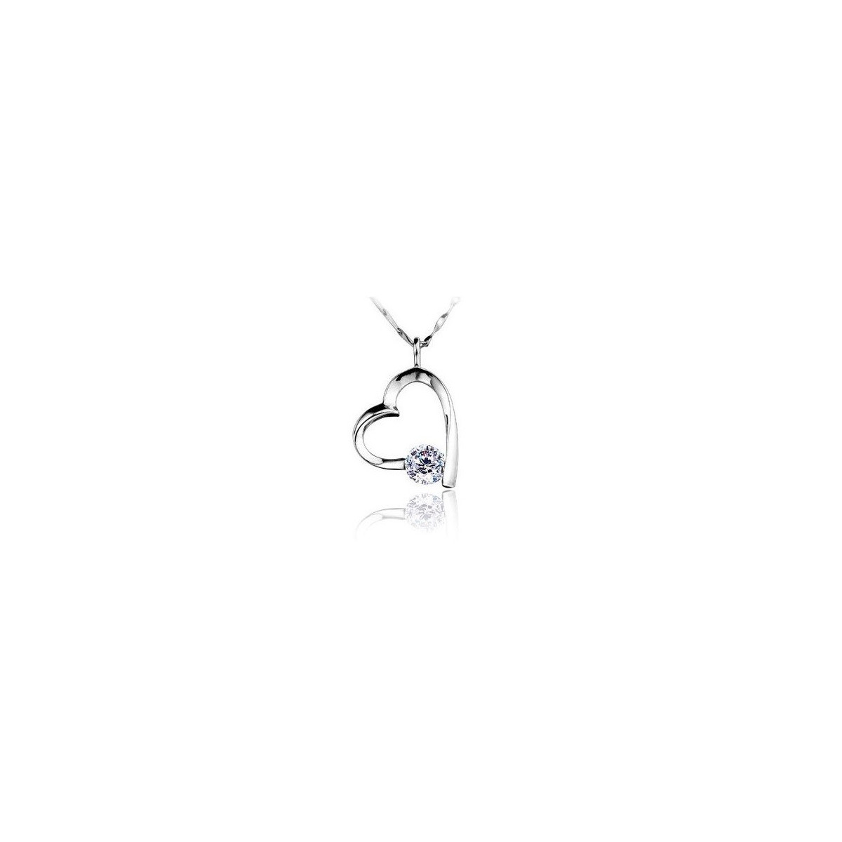 Gold plated heart pendant