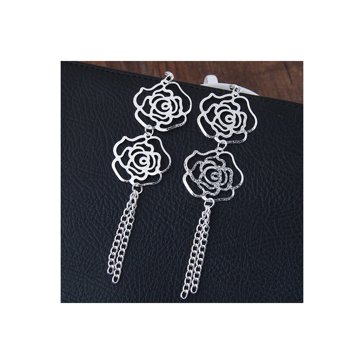 Aretes Rose Flower