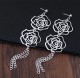 Boucles d'oreilles Rose Flower