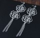 Aretes Rose Flower