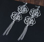 Aretes Rose Flower
