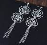 Boucles d'oreilles Rose Flower