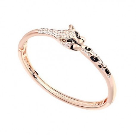 Bracelet Panther gilded color