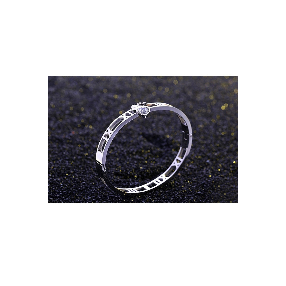 Pulsera Heart steel