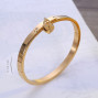 Pulsera Padlock Heart steel